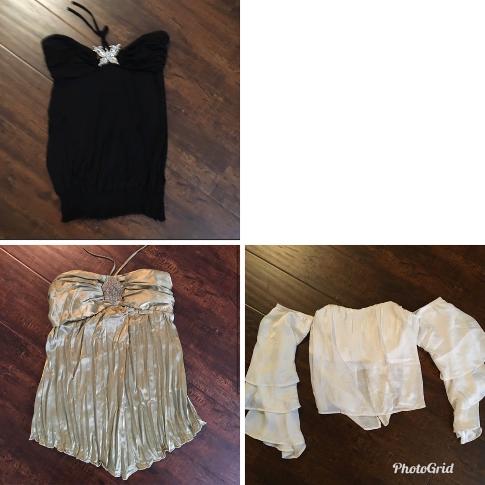 Party top bundle of 3